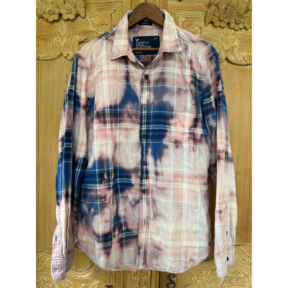 Lovin' Is What I Got" Bleached Cotton Flannel Shirt Large Folk Art - Picture 7 of 9
